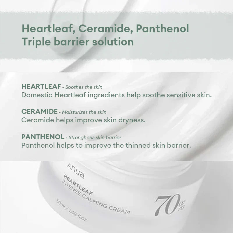 Anua Heartleaf 70 Intense Calming Cream 50 ml