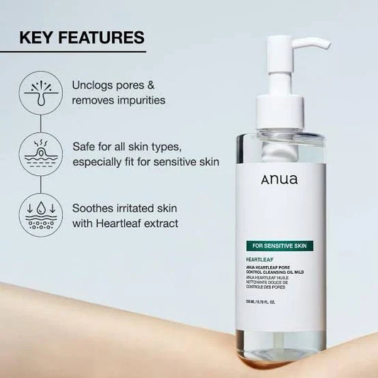 Anua - Heartleaf Pore Control Cleansing Oil Mild (200 ML)